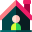 Stay at home icon 64x64