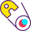 Safety pin icon 64x64