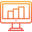 Bar chart icon 64x64