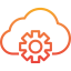 Cloud computing icon 64x64