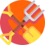 Gardening tools icon 64x64