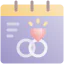 Wedding date icon 64x64