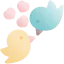 Love birds icon 64x64