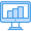 Bar chart icon 64x64