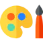 Paint palette icon 64x64