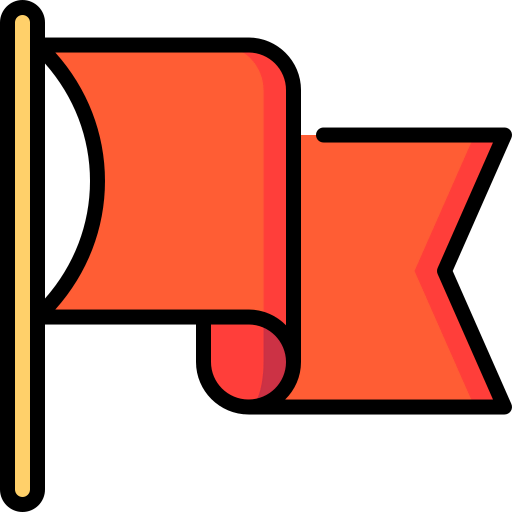 Red flag icon
