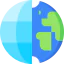 World globe アイコン 64x64