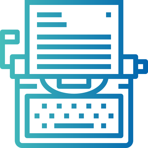Typewriter icon