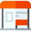 Bus stop icon 64x64