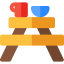 Camping table icon 64x64