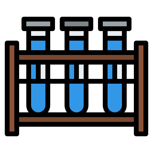 Test tubes icon