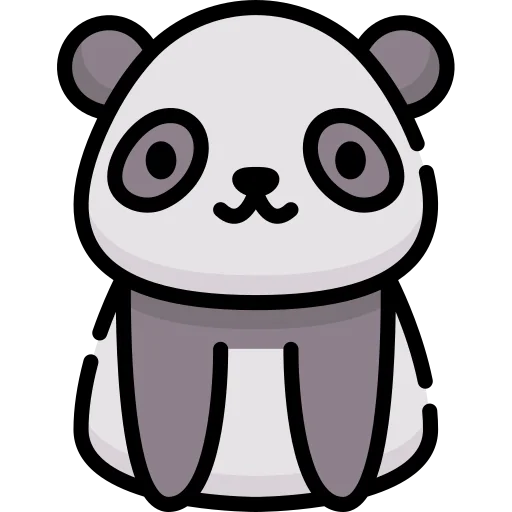 Panda bear icon