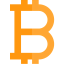 Bitcoin sign icon 64x64
