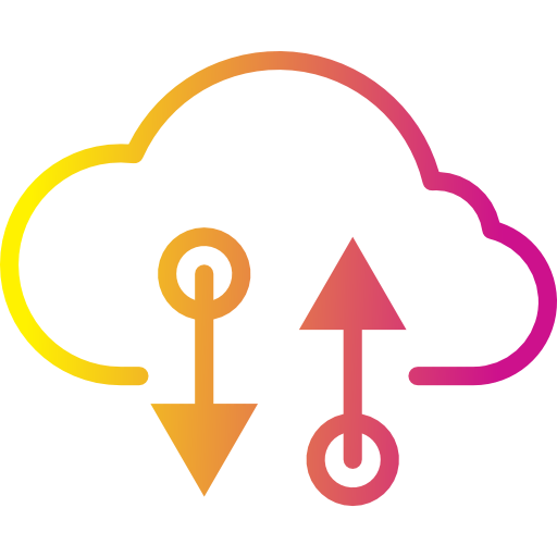 Computing cloud ícone