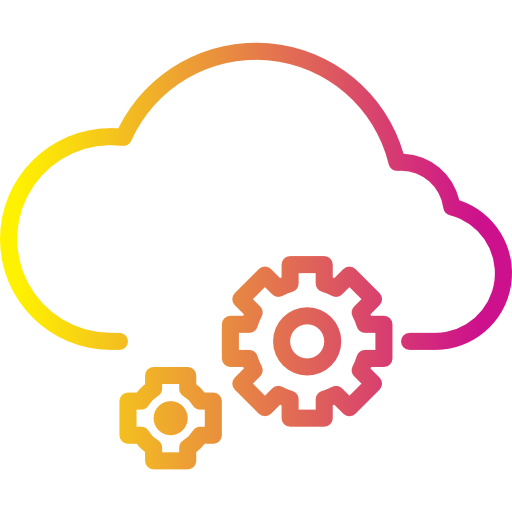 Computing cloud icône