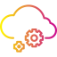 Computing cloud Symbol 64x64