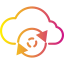 Computing cloud Symbol 64x64