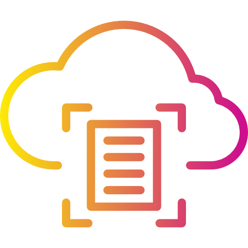 Computing cloud アイコン