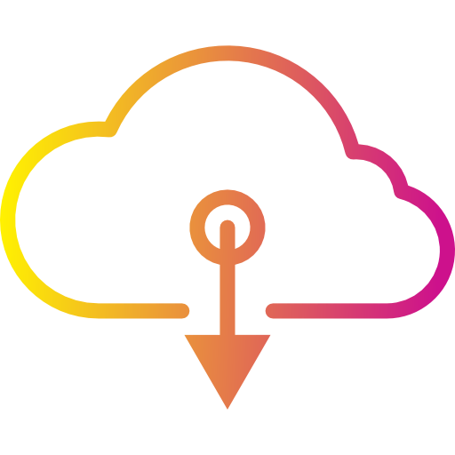 Computing cloud іконка