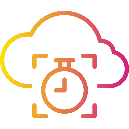 Computing cloud icon