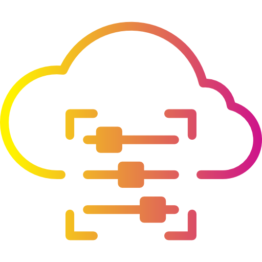 Computing cloud アイコン