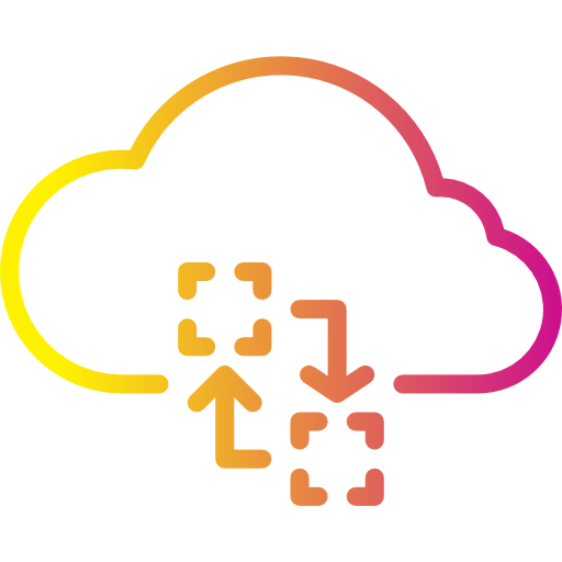 Computing cloud ícone