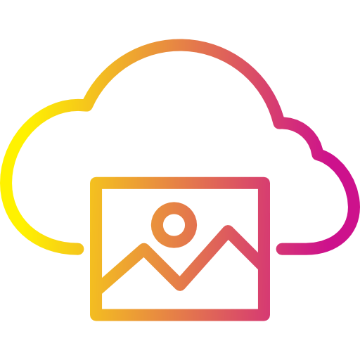 Computing cloud icon