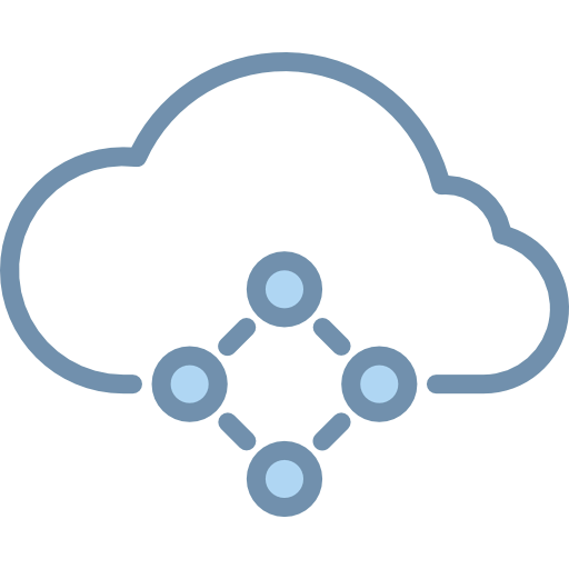 Computing cloud icône