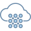 Computing cloud Symbol 64x64