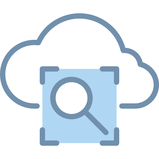 Computing cloud icon