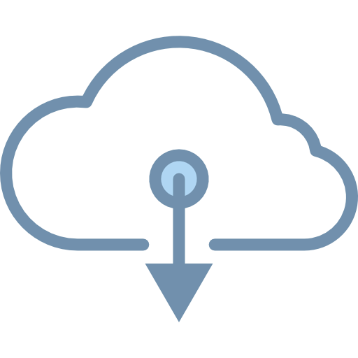 Computing cloud іконка