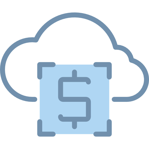 Computing cloud icon