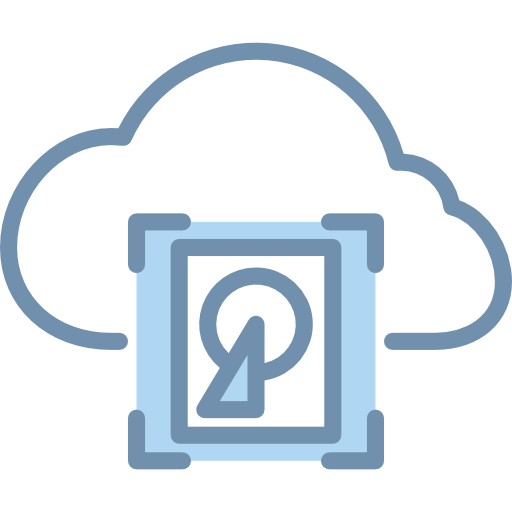 Computing cloud icône