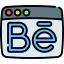 Behance biểu tượng 64x64