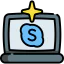Skype Symbol 64x64
