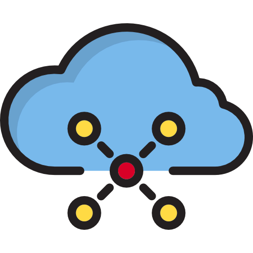 Computing cloud アイコン