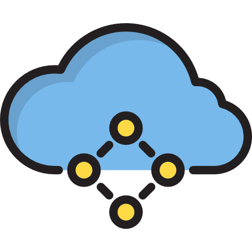 Computing cloud ícono