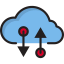 Computing cloud icon 64x64