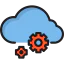 Computing cloud icon 64x64