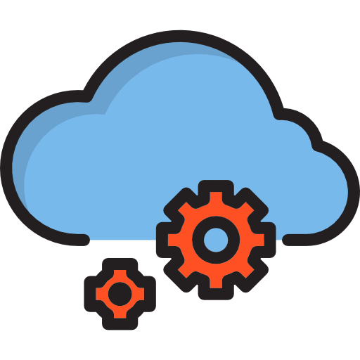 Computing cloud іконка