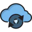 Computing cloud icon 64x64