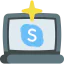 Skype Symbol 64x64