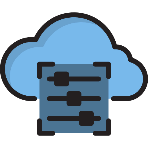 Computing cloud アイコン