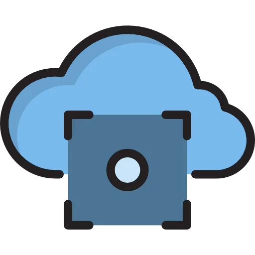 Computing cloud іконка