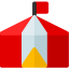 Цирковая палатка иконка 64x64