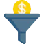 Sales funnel icon 64x64