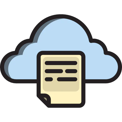 Cloud computing icon