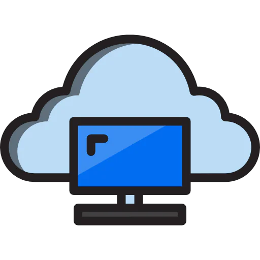 Cloud computing icon