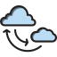 Cloud computing icon 64x64