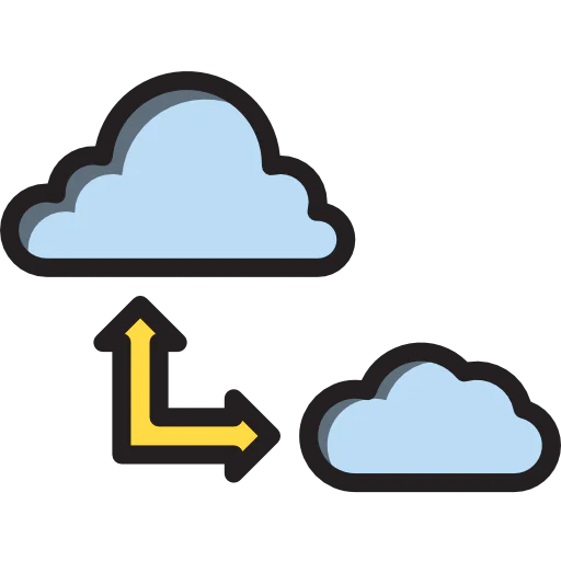 Cloud computing icon